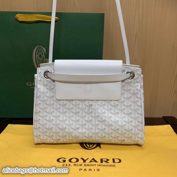 Cheapest Goyard Original Rouette Shoulder Tote Bag 00315 White