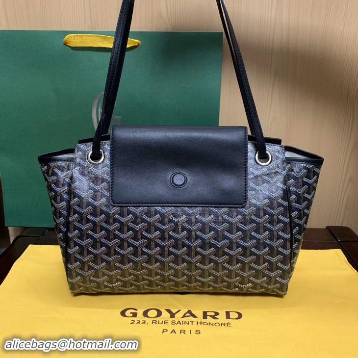 Chic Goyard Original Rouette Shoulder Tote Bag 00315 Black