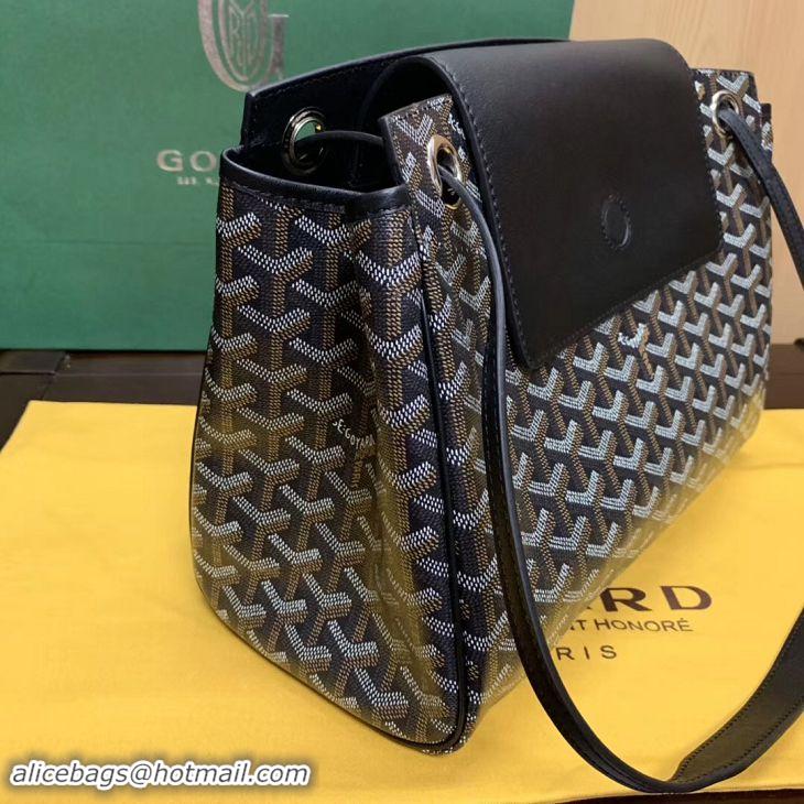 Chic Goyard Original Rouette Shoulder Tote Bag 00315 Black