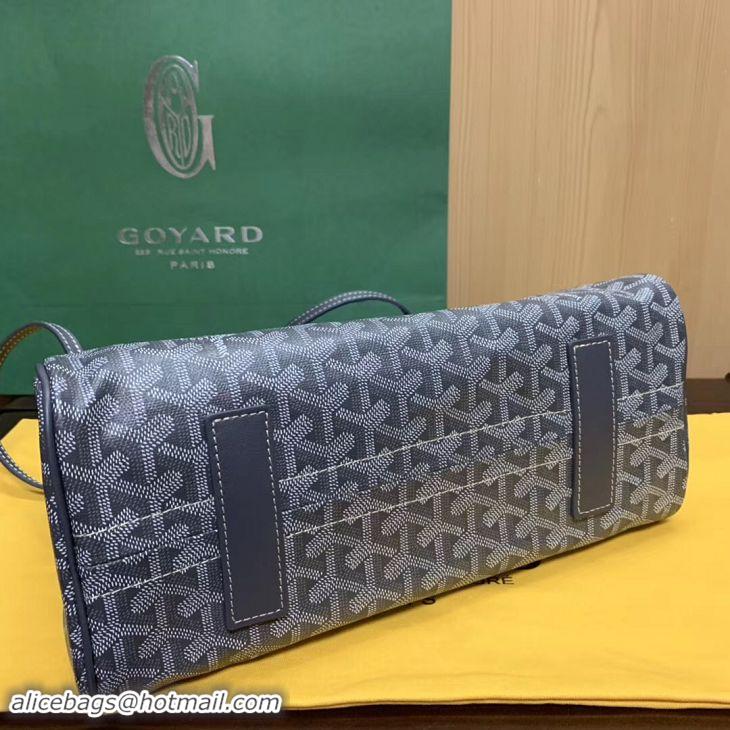 Duplicate Goyard Original Rouette Shoulder Tote Bag 00315 Dark Grey