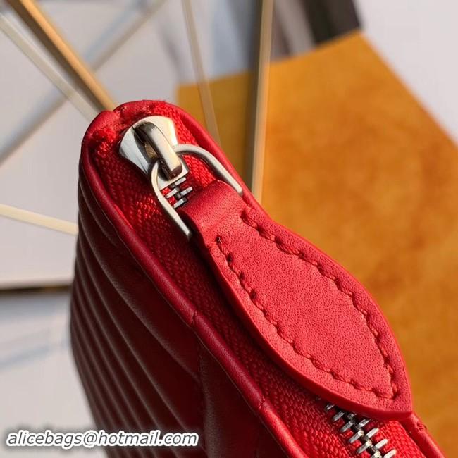 Classic Hot Louis Vuitton NEW WAVE Zipper Clutch bag M67500 red