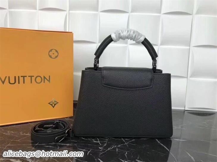 Luxury Cheap Louis Vuitton original Elegant Capucines BB Bags M94517 Black