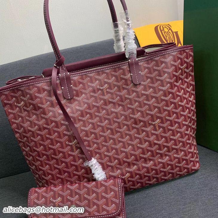 Free Shipping Goyard Original Isabelle Tote Bag 2194 Burgundy