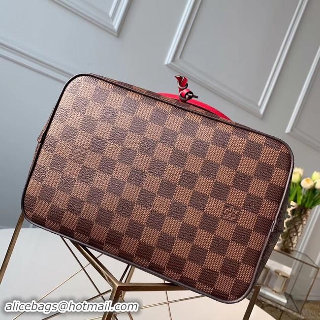 Discounts Louis Vuitton Damier Ebene NEONOE N40198 Cherry Berry