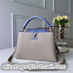 Grade Quality Louis vuitton CAPUCINES M42259 Bleu Gris