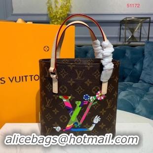 Perfect Louis vuitton original monogram canvas Tote Bag M51172 Flower