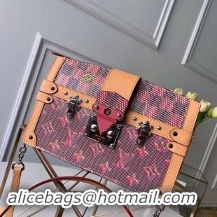 Unique Style Louis Vuitton Trunk Clutch Original Leather Bag M55456 Pink