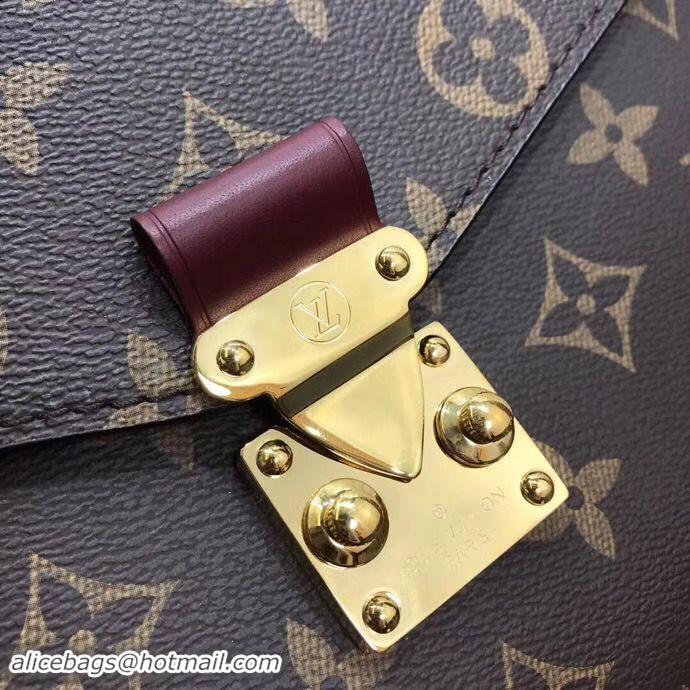 Top Quality Louis vuitton original Monogram Canvas POCHETTE METIS M43984 Wine