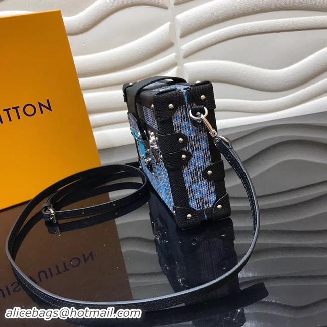 Best Quality Louis vuitton original PETITE MALLE M55468 blue