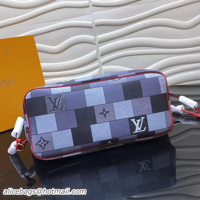 Best Price Louis vuitton original monogram canvas NEVERFULL MM M40995 blue