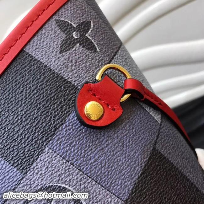 Best Price Louis vuitton original monogram canvas NEVERFULL MM M40995 blue