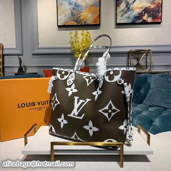 Most Popular Louis Vuitton Monogram Canvas Original Leather NEVERFULL MM M44567 Khaki