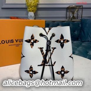 Low Price Louis Vuitton Original Leather Neonoe M44717 White