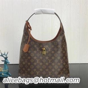 Best Luxury Louis Vuitton Monogram Canvas Top Handle Bag 43976 Brown