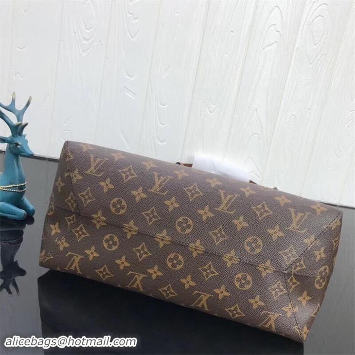 Best Luxury Louis Vuitton Monogram Canvas Top Handle Bag 43976 Brown