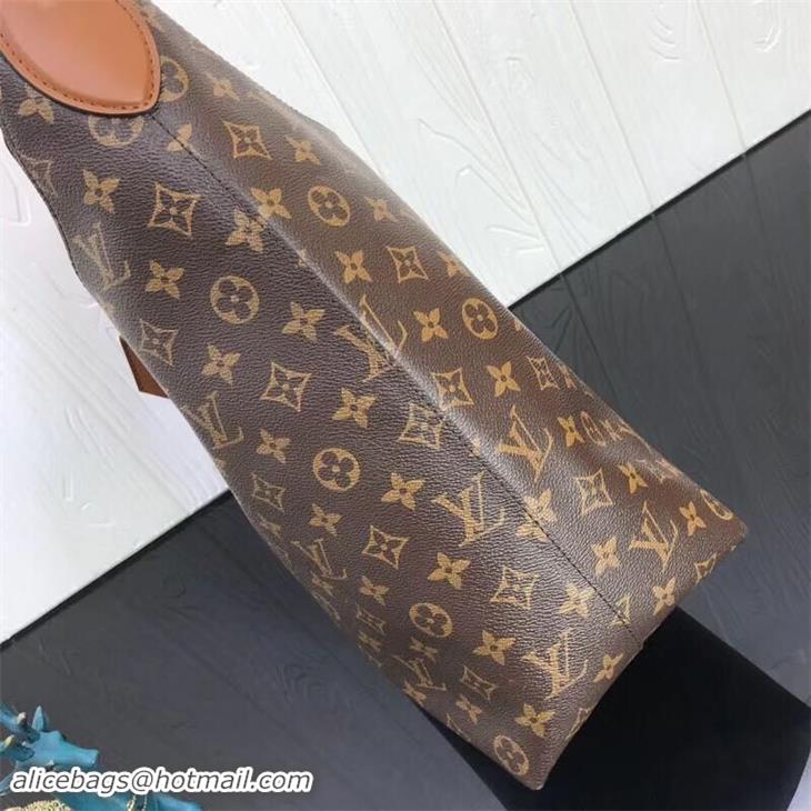 Best Luxury Louis Vuitton Monogram Canvas Top Handle Bag 43976 Brown