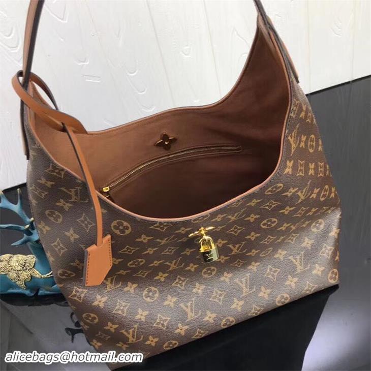 Best Luxury Louis Vuitton Monogram Canvas Top Handle Bag 43976 Brown