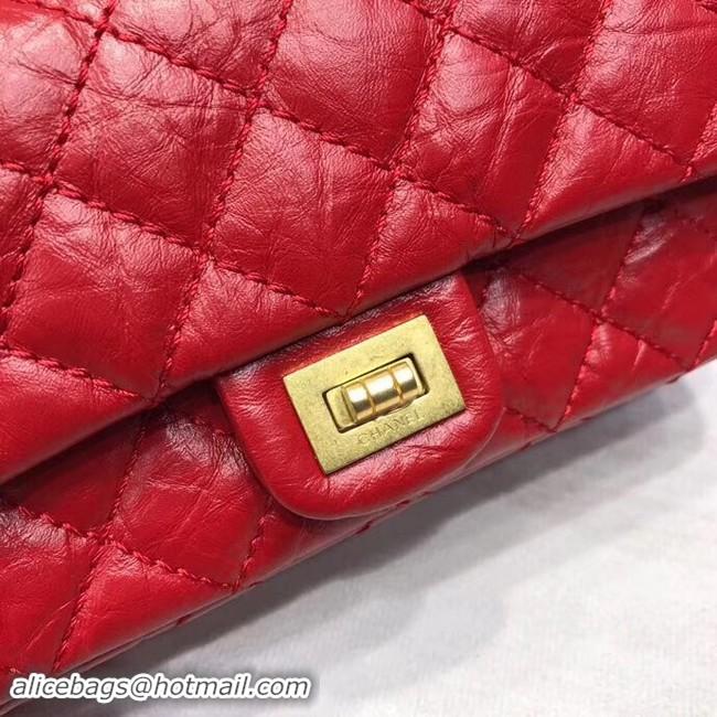 Luxury Chanel waist bag Aged Calfskin & Gold-Tone Metal A57991 red