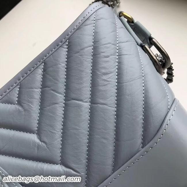 Fashion Chanel gabrielle small hobo bag A91810 light blue