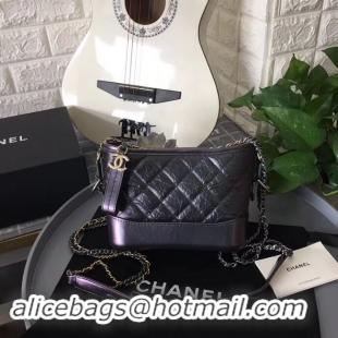 New Product Chanel gabrielle small hobo bag A91810 light black