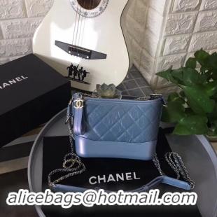 Luxury Chanel gabrielle small hobo bag A91810 blue