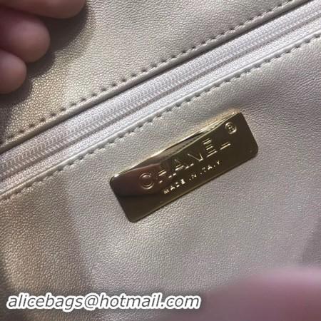 Grade Quality Chanel Original Leather Pearl Belt Bag C2039 white