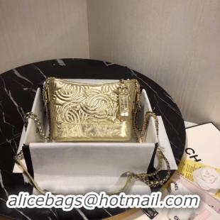 Best Imitation Chanel gabrielle small hobo bag A91810 gold