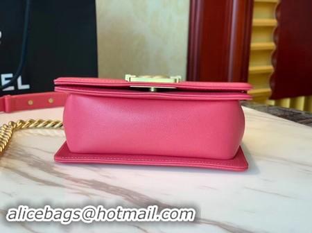 ﻿Discount Boy Chanel Flap Shoulder Bag Leather A67085 rose