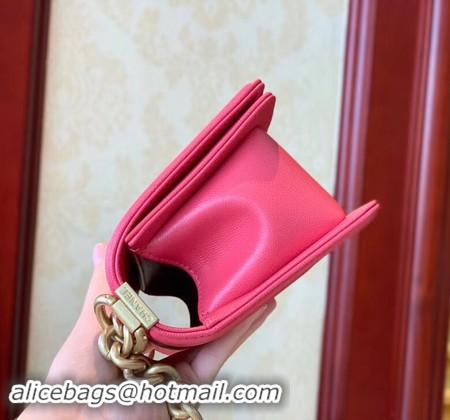 ﻿Discount Boy Chanel Flap Shoulder Bag Leather A67085 rose