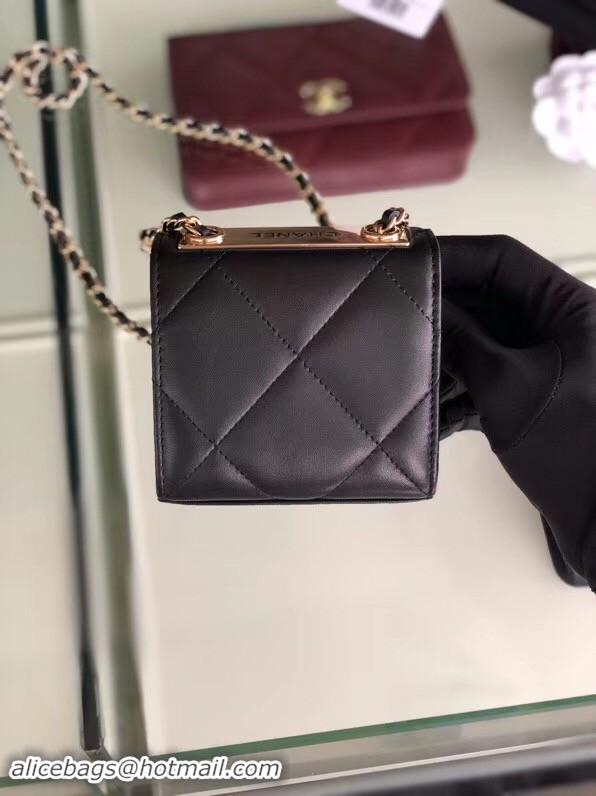 Discount Chanel flap bag Lambskin & Gold-Tone Metal 3797 black