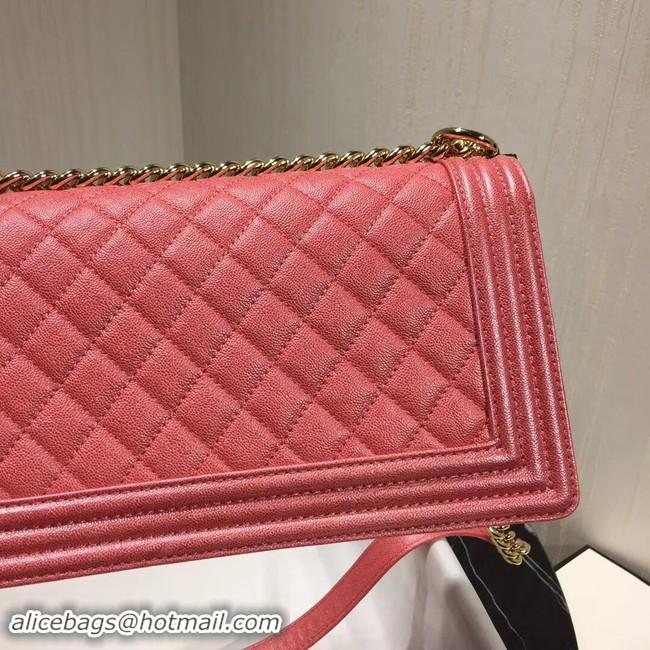 Good Product Boy Chanel Flap Shoulder Bag Original Leather Pink A67085 Gold