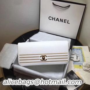 Sumptuous Chanel Handbag Caviar Original Leather C69468 White