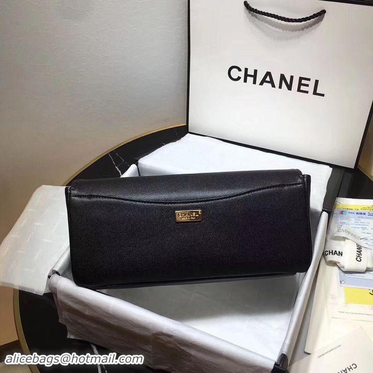 Best Quality Chanel Handbag Caviar Original Leather C69468 Black