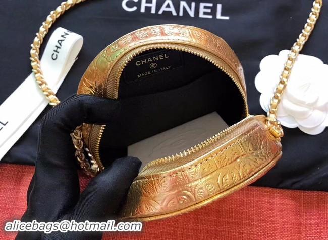 Classic Chanel Calfskin & Gold-Tone Metal AP0366 Gold