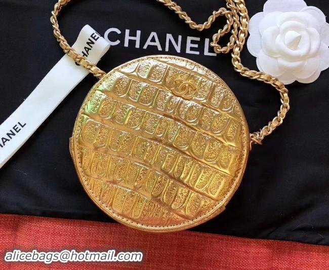 Classic Chanel Calfskin & Gold-Tone Metal AP0366 Gold