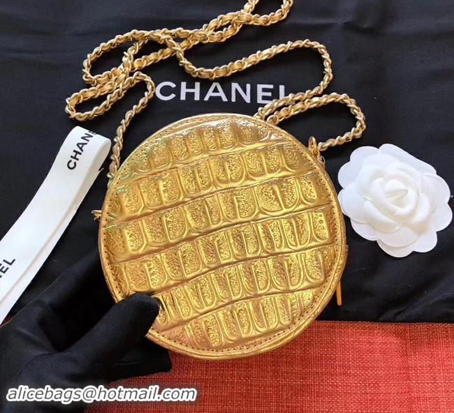 Classic Chanel Calfskin & Gold-Tone Metal AP0366 Gold