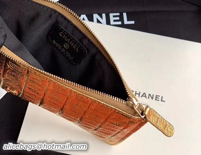 Best Quality Chanel Calfskin & Gold-Tone Metal A81598 Gold