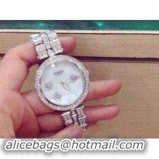 Buy Discount Chanel Flower Crystals Watch CH3247