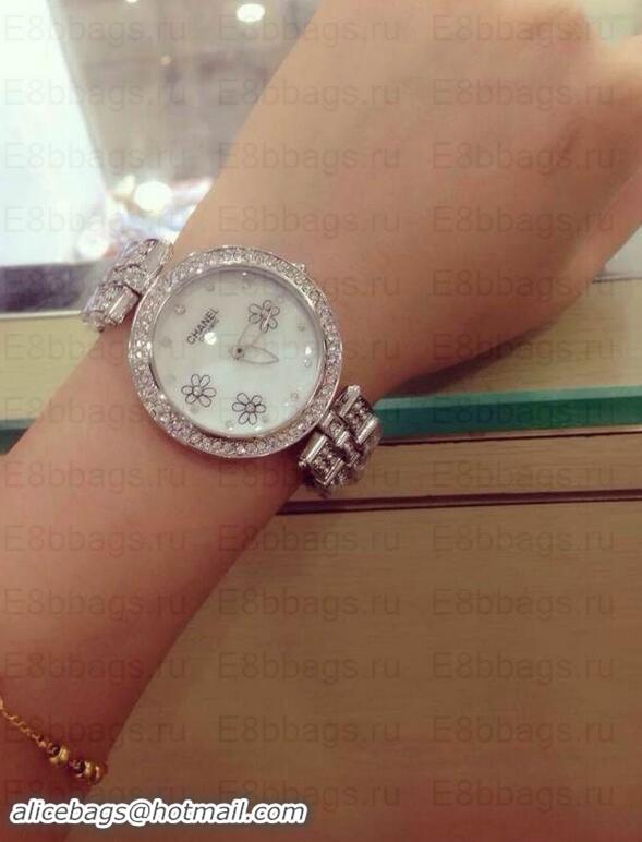 Buy Discount Chanel Flower Crystals Watch CH3247