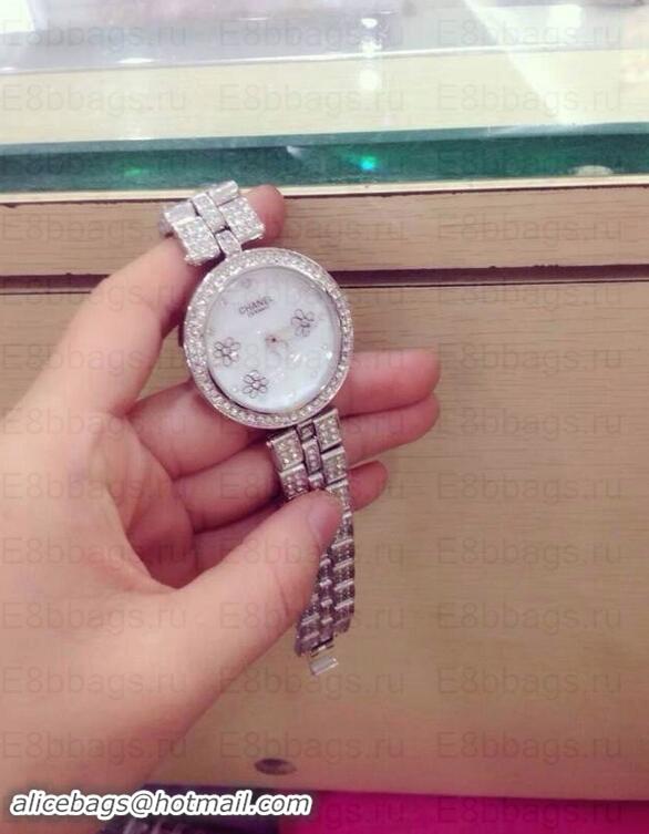 Buy Discount Chanel Flower Crystals Watch CH3247