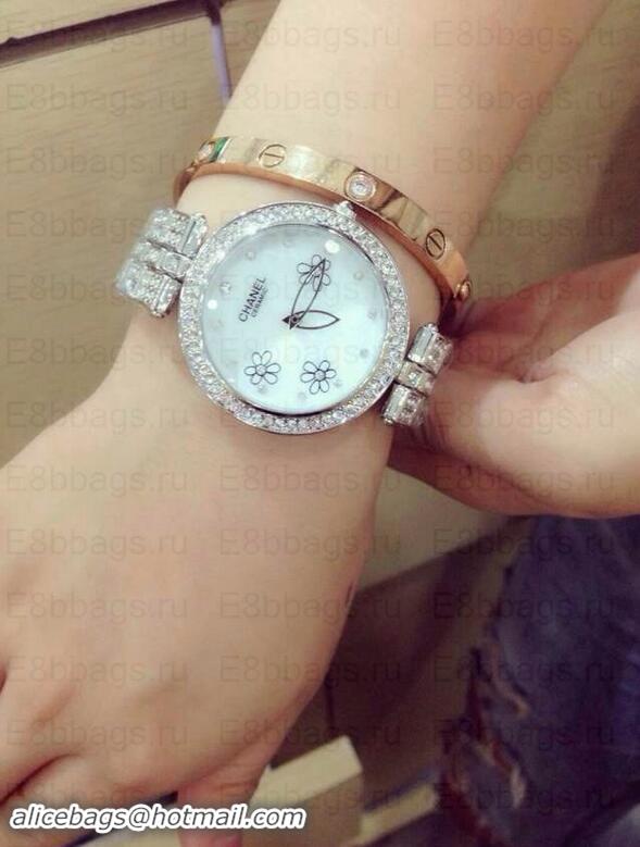 Buy Discount Chanel Flower Crystals Watch CH3247