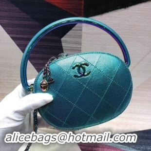 Luxury Chanel Calfskin Clutch Bag AS0764 green