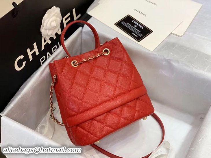 Good Product Chanel Original Caviar Leather Sac Hobo Bag 0894 Red