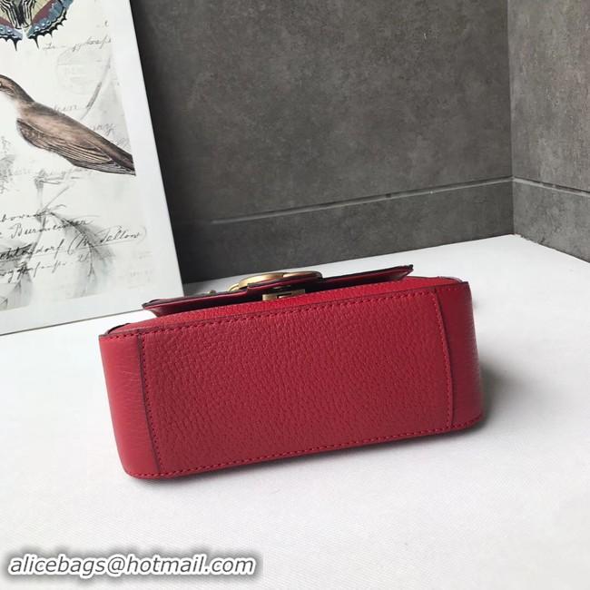 Popular Style Gucci GG Marmont mini top handle bag 547260 red