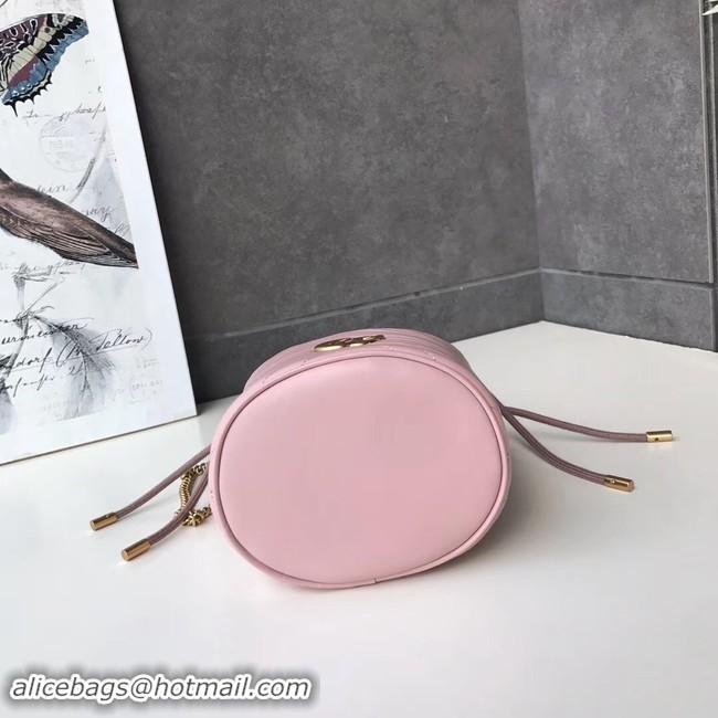 Classic Hot Gucci GG Marmont mini bucket bag 575163 pink