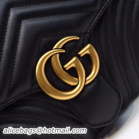 Low Price Gucci GG Marmont clutch 498079 black