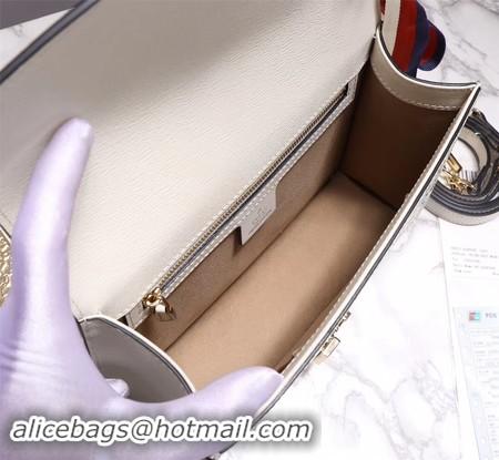 Pretty Style Gucci Sylvie small shoulder bag 524405 White