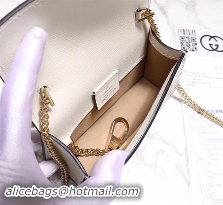 Top Grade Gucci Sylvie mini shoulder bag 494646 White