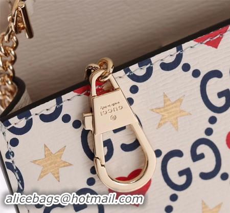 Top Grade Gucci Sylvie mini shoulder bag 494646 White