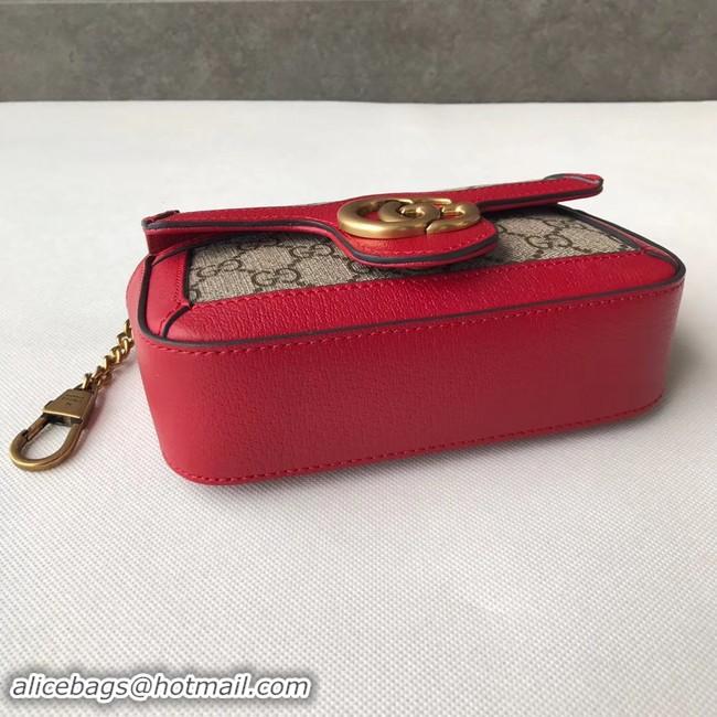 Best Price Gucci GG Supreme canvas 476433 Mini Shoulder Bag red